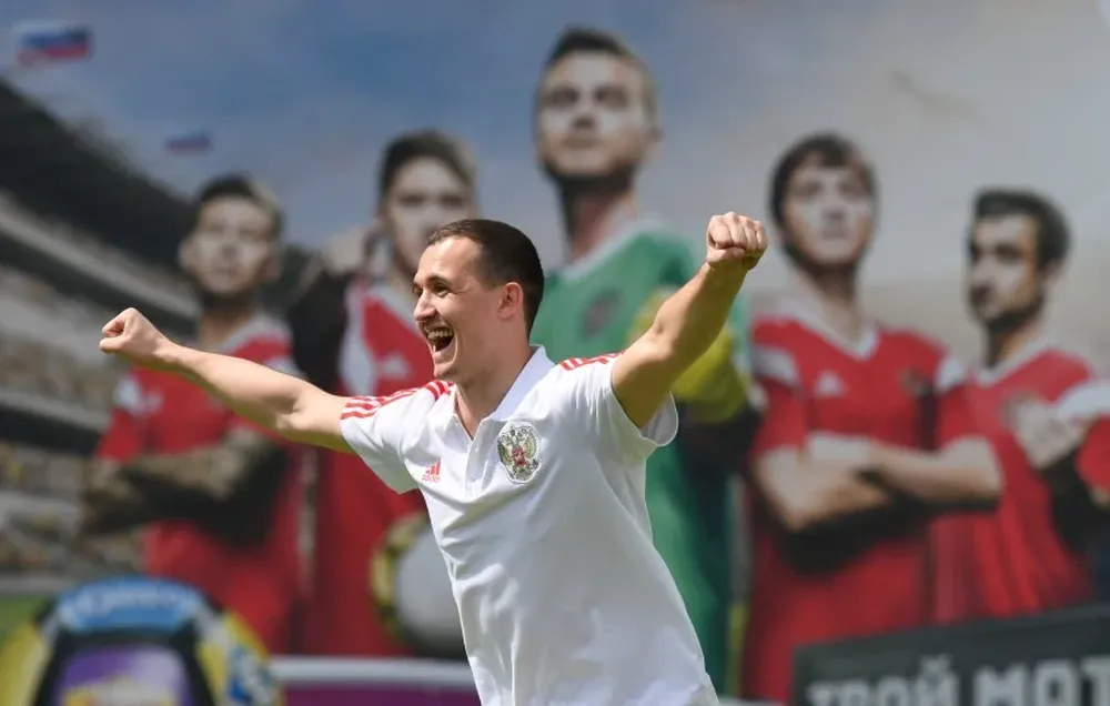 Andrey Lunev, jugador de la selección rusa