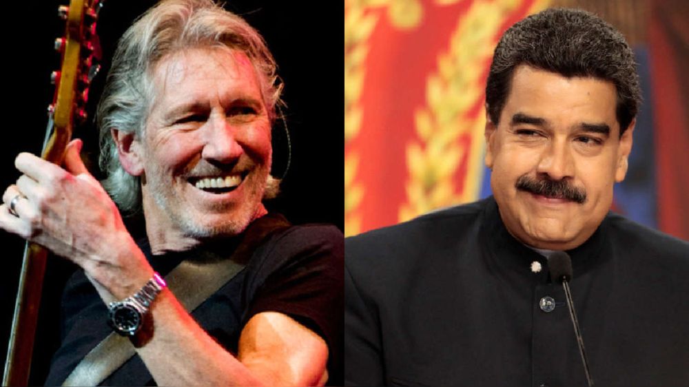 Roger Waters y Nicolás Maduro