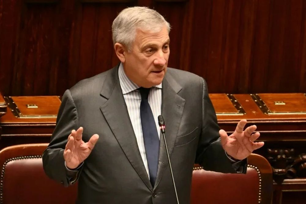 El ministro de Asuntos Exteriores de Italia, Antonio Tajani.