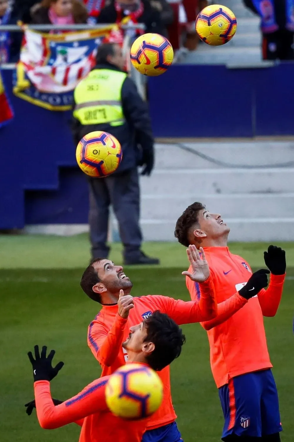 Godín y Josema retomaron los entrenamientos en Atlético de Madrid