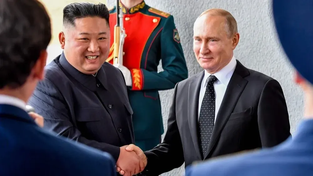 El presidente ruso, Vladimir Putin, y el líder de Corea del Norte, Kim Jong-un