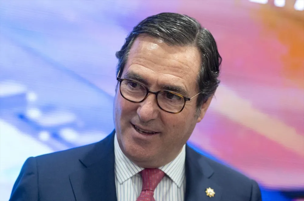 El presidente de la CEOE, Antonio Garamendi.