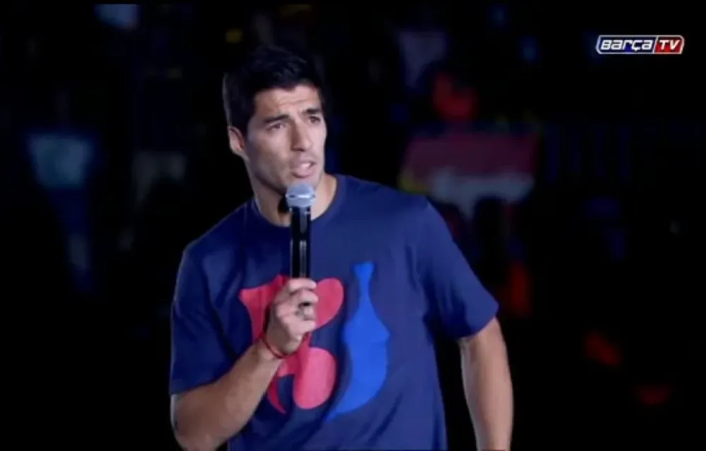 Suárez habló en los festejos de Barcelona