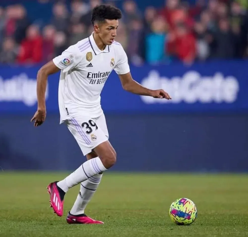 Álvaro Rodríguez el día de su debut en la liga española