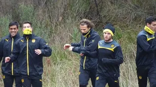 Forlán comenzó a entrenar en Peñarol