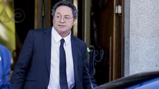 El fiscal general de Estado, Álvaro García Ortíz, sale del Tribunal Supremo. EFE