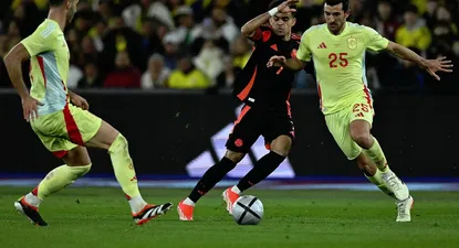 Luis Díaz fue figura ante España