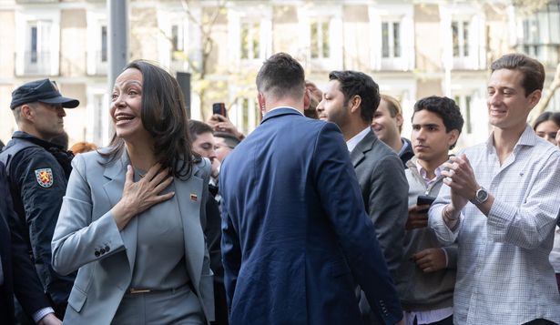 Corina Machado, en Madrid.