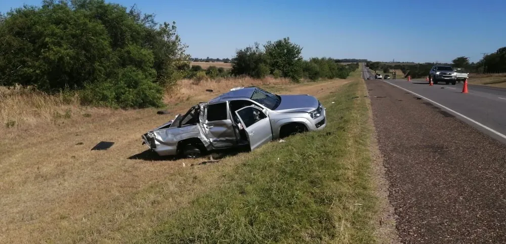 Accidente de auto en Paysandú