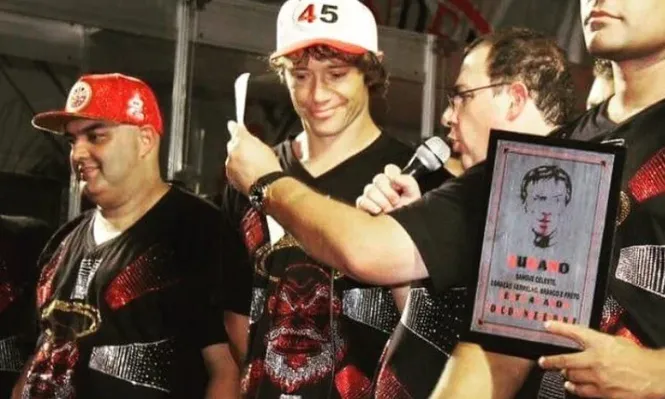 Lugano fue homenajeado por una multitud en Sao Paulo