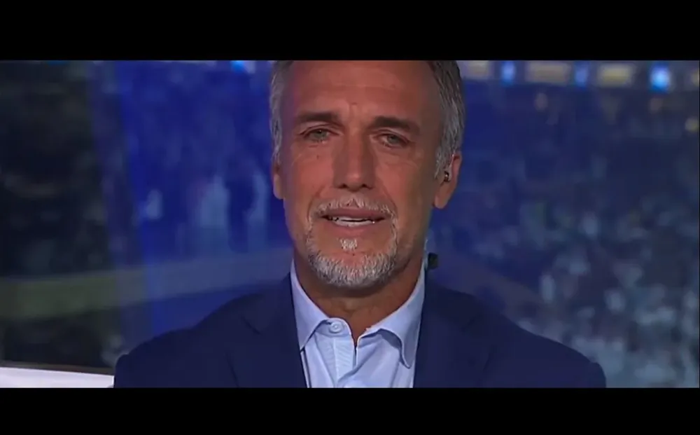 Batistuta lloró por la denuncia recibida