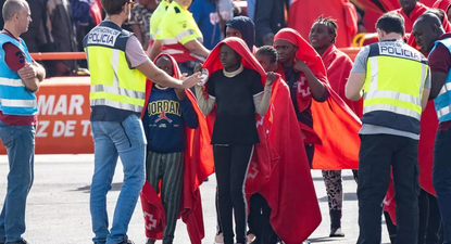 Llegada de migrantes a Canarias