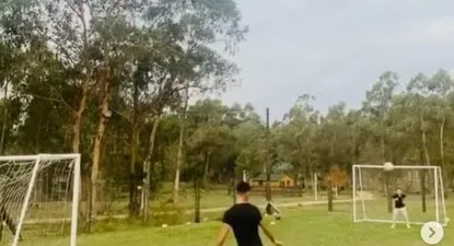 Estoyanoff entrenó en su chacra y Filipe Luis le dejó un mensaje halagador