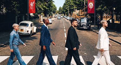 Lucas Torreira al estilo de Los Beatles en la previa de Galatasaray vs Liverpool por Champions League