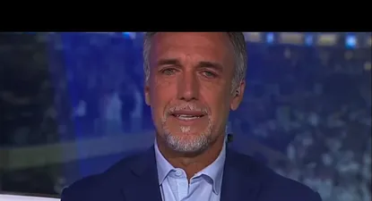 Batistuta lloró por la denuncia recibida