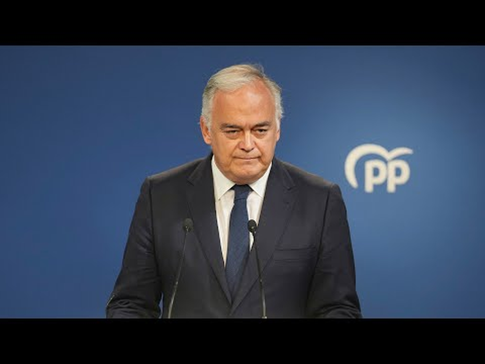 el vicesecretario de Acción Institucional del PP, Esteban González Pons