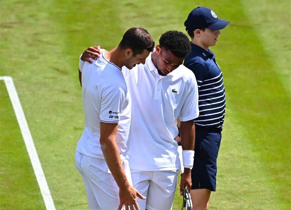 Primera baja en Wimbledon.