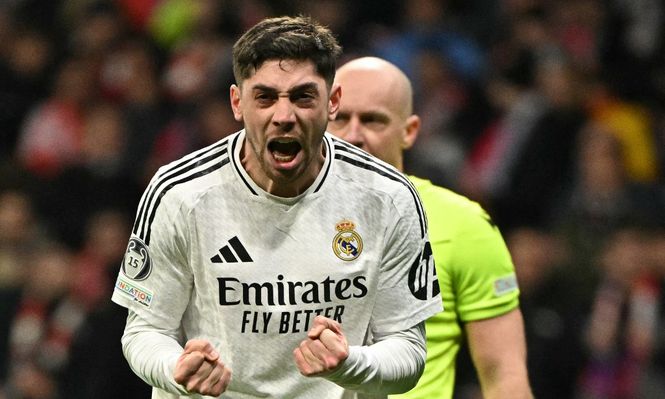 Federico Valverde ante Atlético de Madrid