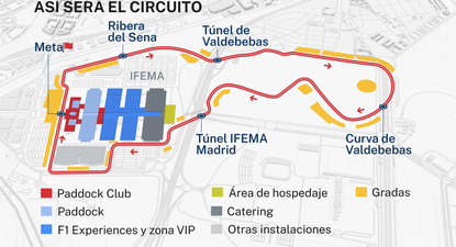 Proyecto del circuito de la Fórmula 1 en Madrid.