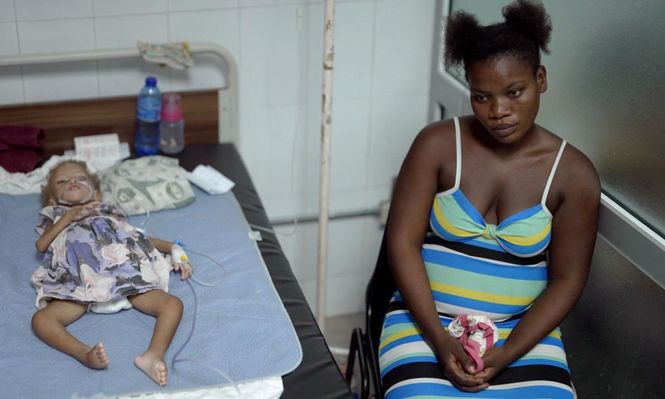 Venda espera que su hija de dos años, Shaina, logre sobrevivir y pueda salir adelante.