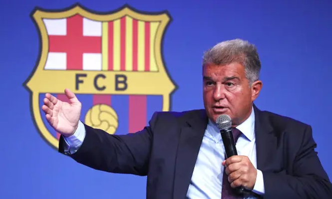 Joan Laporta, presidente del FC Barcelona