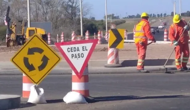 Obras en ruta. (Archivo)