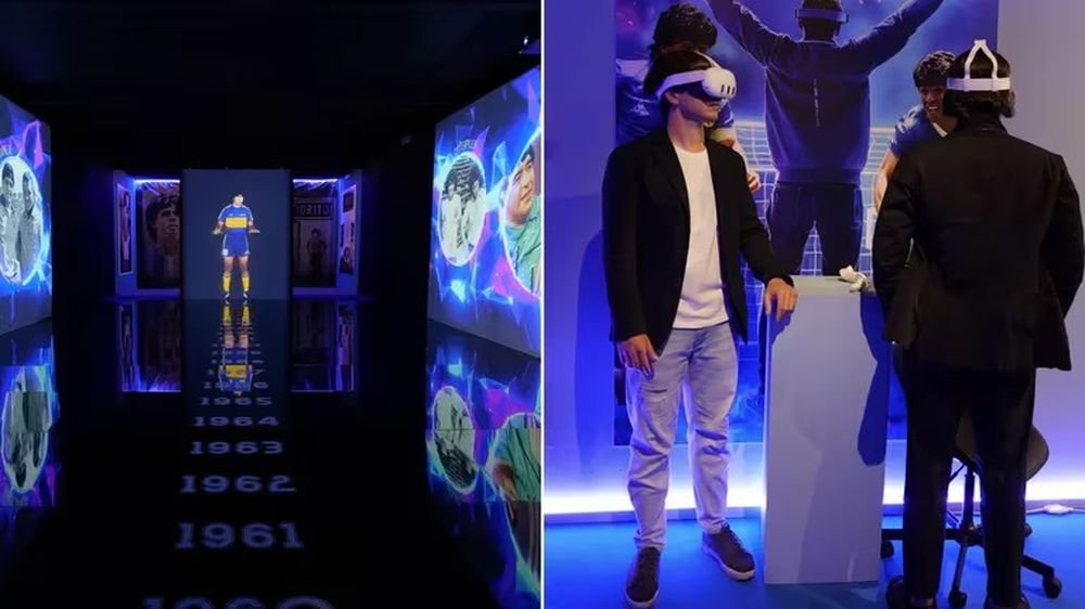 Así es la muestra interactiva en homenaje a Diego Maradona, en Nápoles