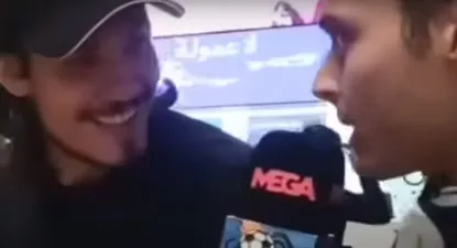 Edinson Cavani a su llegada a Madrid este domingo