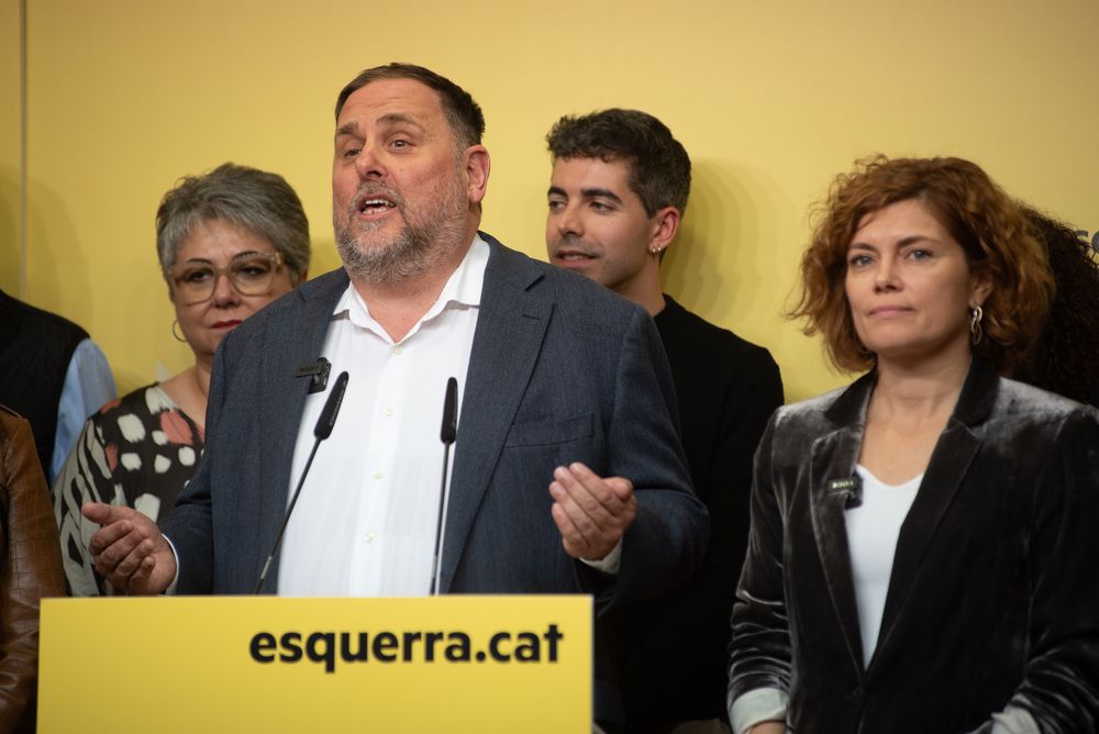 El nuevo presidente de ERC, Oriol Junqueras.&nbsp;
