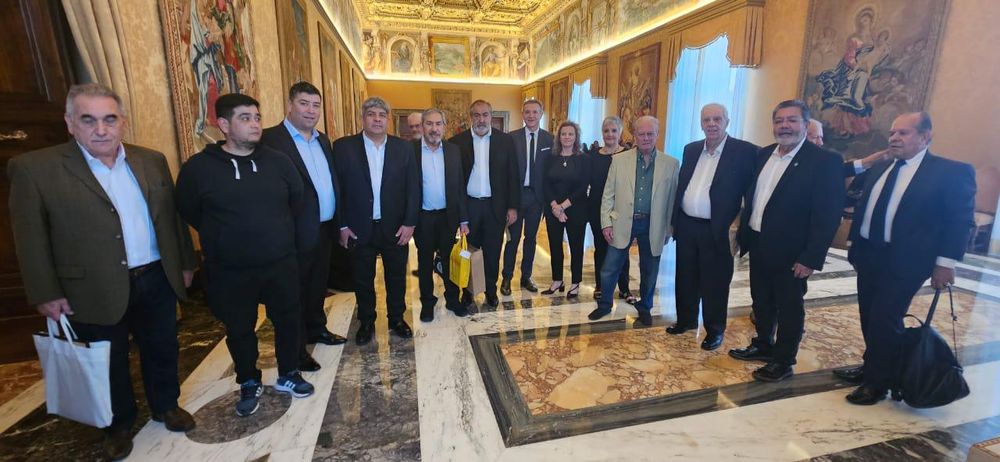 la Comitiva argentina en el Vaticano
