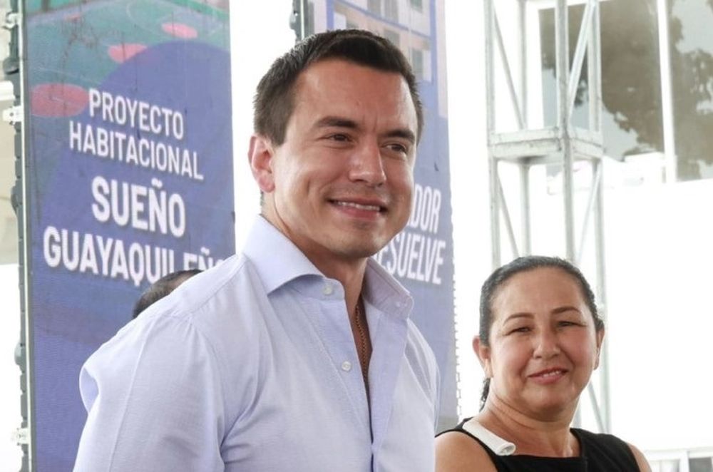 Noboa, actual presidente de Ecuador.