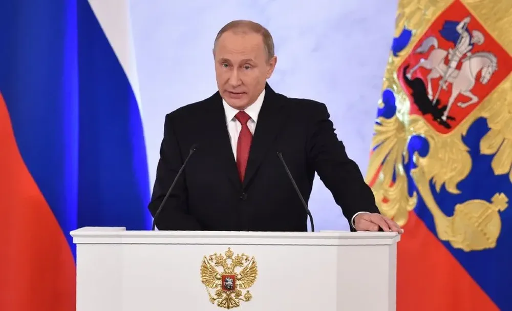 Putin habla al parlamento en Moscú, el pasado 1° de diciembre