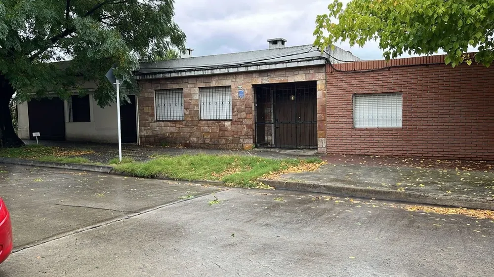 Casa de la víctima, frente a la que ocurrió el homicidio