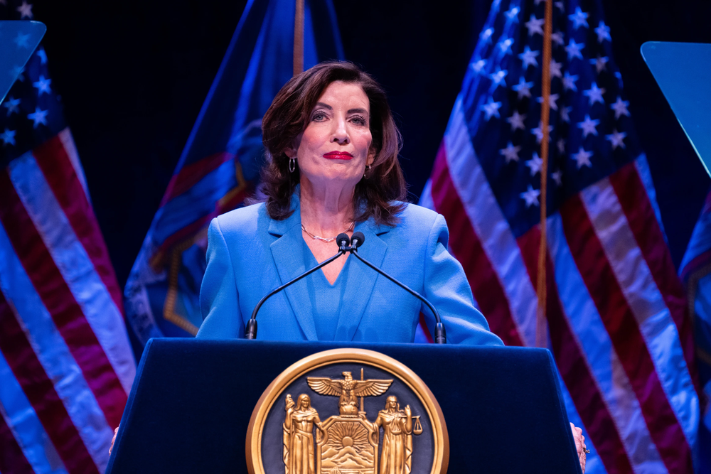 La gobernadora de Nueva York, Kathy Hochul