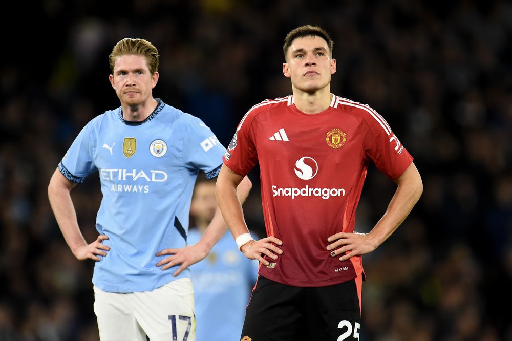 Kevin De Bruyne y Manuel Ugarte Kevin De Bruyne y Manuel Ugarte