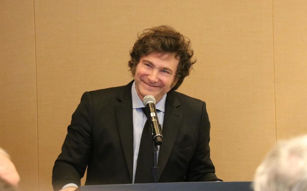 El presidente argentino Javier Milei, en San Francisco, EE.UU.