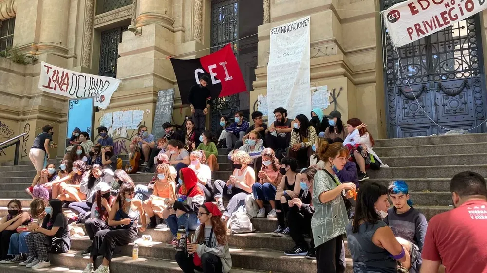 La ocupación está en marcha desde el jueves, y se planea que termine el próximo lunes