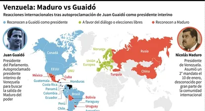 ¿que paises cuestionan a maduro y cuales le dieron su apoyo?