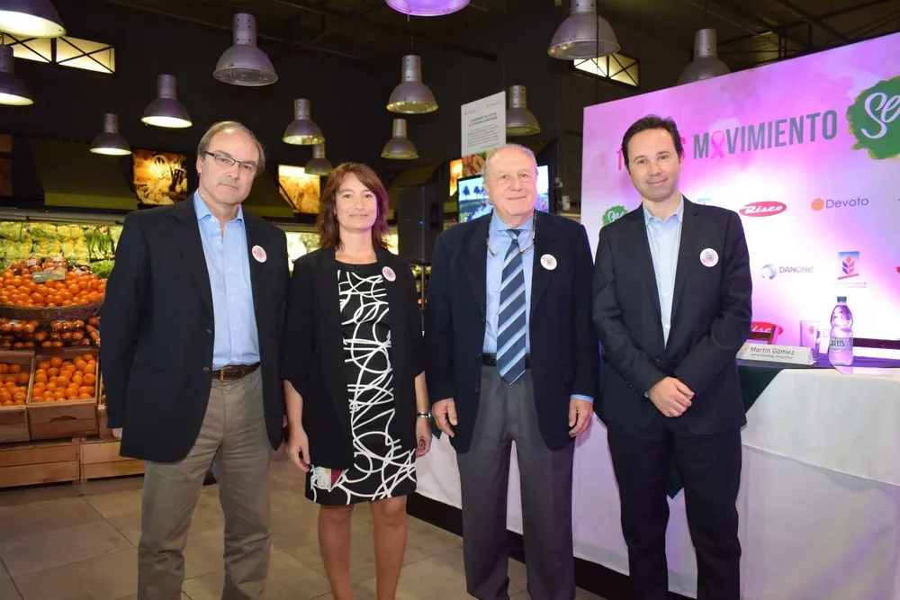 Martin Armand Ugón, Tábata Imbriaco, Álvaro Luongo y Martin Gómez