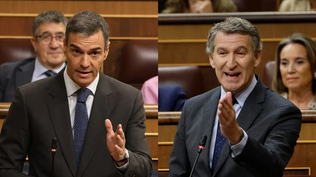 Pedro Sánchez y Alberto Núñez Feijóo