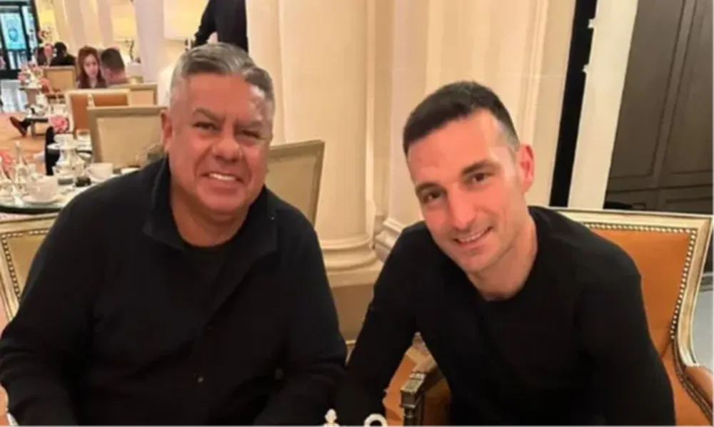 El mensaje de Tapia después de reunirse con el técnico de la Selección