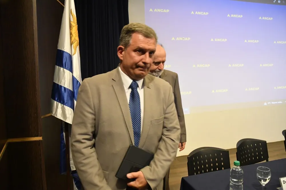 El presidente de Ancap, Alejandro Stipancicic.