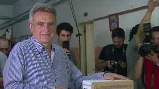 Votó Agustín Rossi