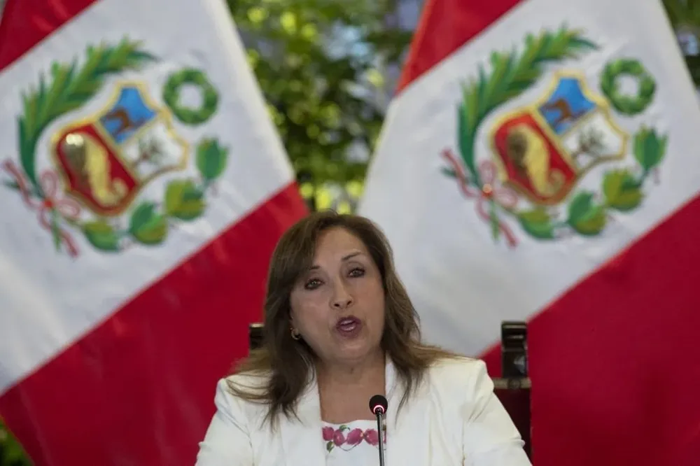Dina Boluarte, presidenta peruana