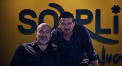 Antonio Banderas y Domingo Merlin, como responsables de Soho Producciones y Merlín Producciones.