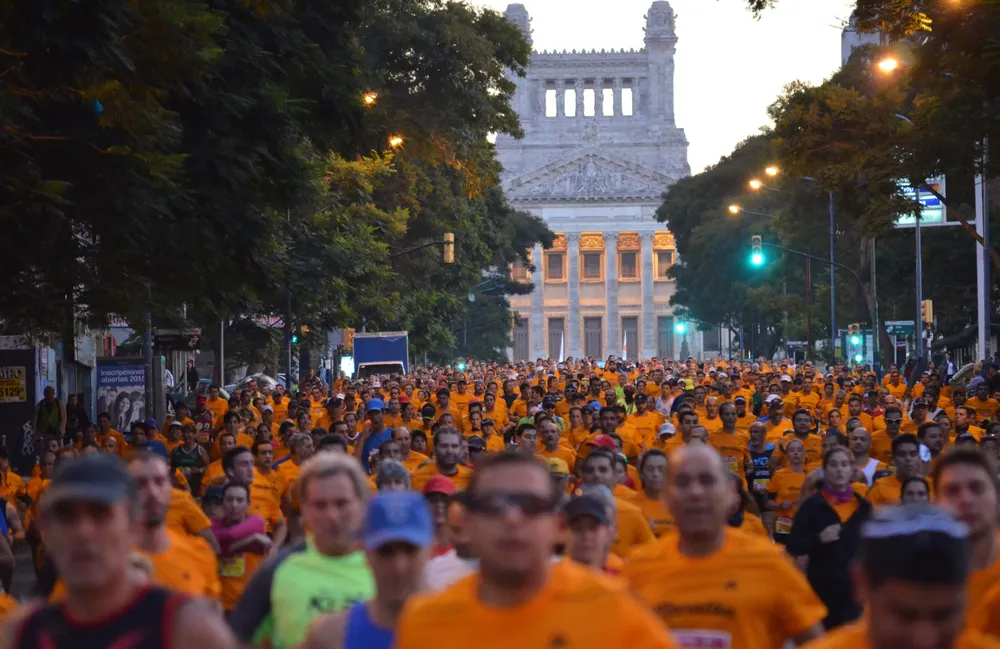 Recorrido de la 4° Maratón de Montevideo