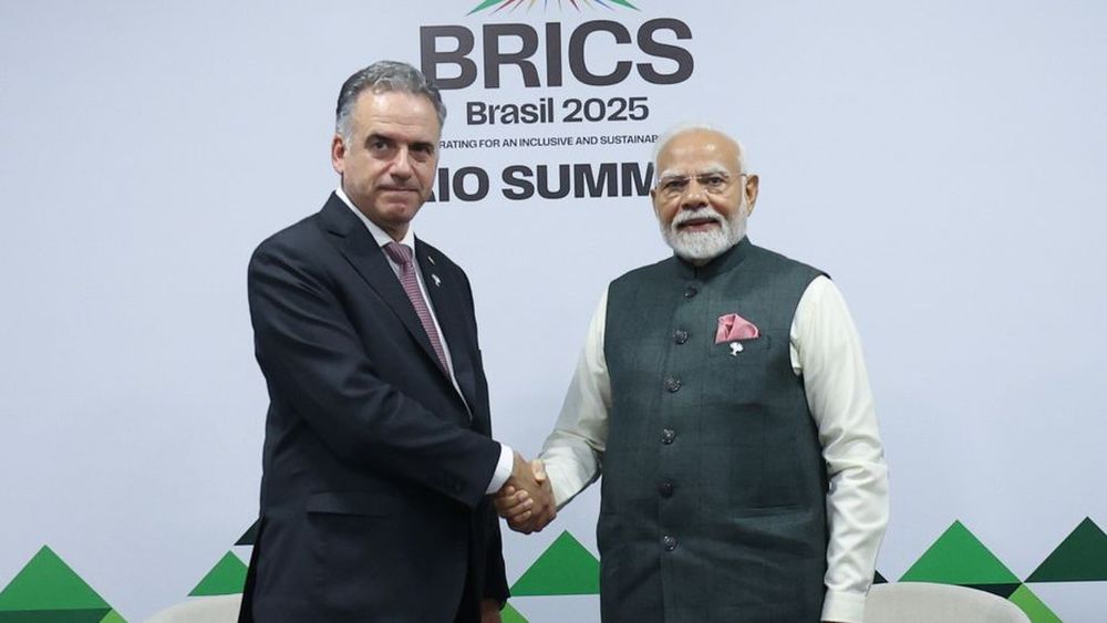 Yamandú Orsi y Narendra Modi