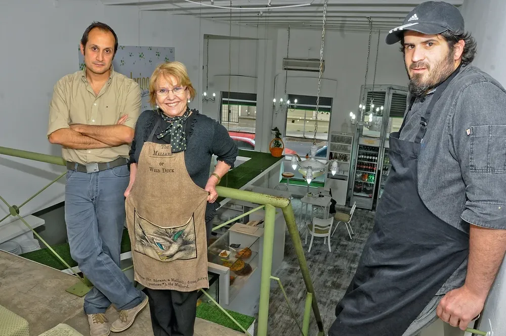 Francisco Moretti, Ana Durán y Martín Schwedt