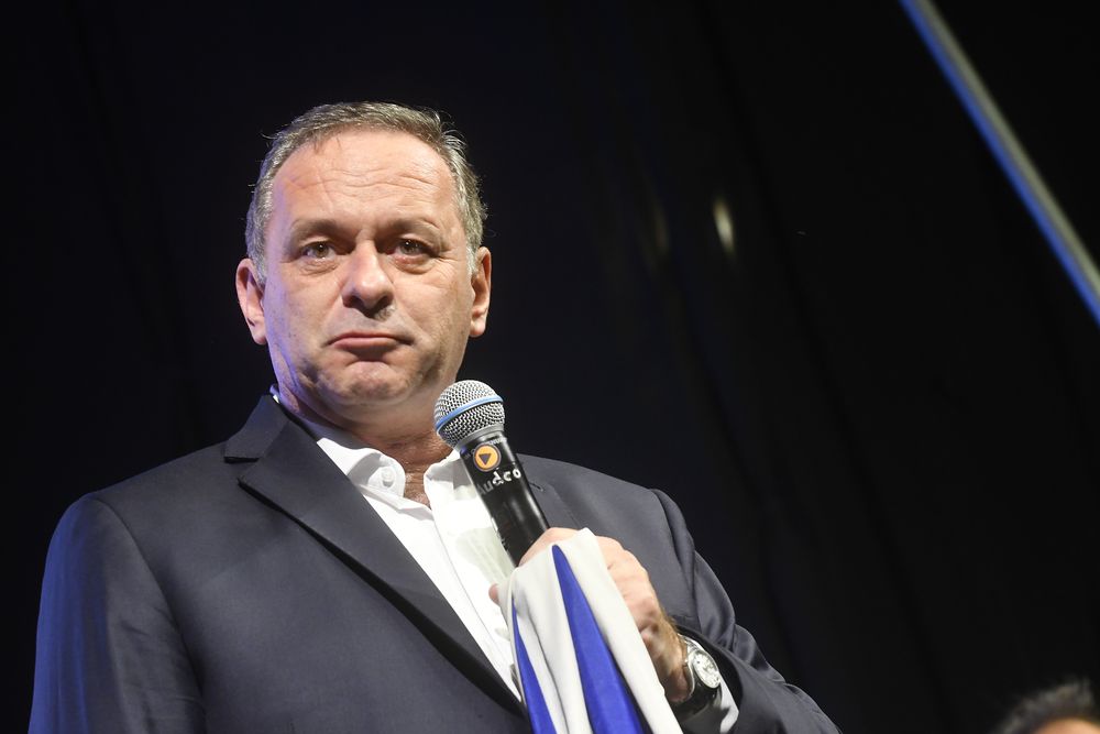 Bunker de la coalición republicana, balotaje 24 de noviembre de 2024. Álvaro Delgado.