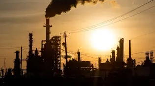 Planta de refinería de petróleo en Texas, Estados Unidos